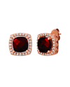 Le Vian Pomegranate Garnet 14k Rose Gold 5.98 Ct. Tw. Diamond & Garnet Studs