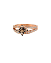 Le Vian Chocolate Diamonds 14k Rose Gold 0.65 Ct. Tw. Diamond Half-eternity Cocktail Ring