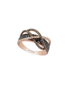 Le Vian 14k Rose Gold 1.10 Ct. Tw. White