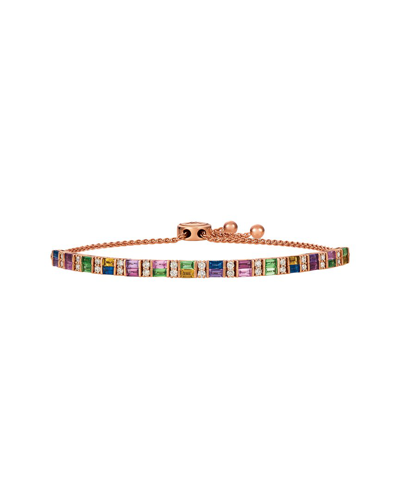 Le Vian ® Creme Brulee 14k Strawberry Gold 2.80 Ct. Tw. Diamond & Gemstone Bracelet