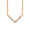 Le Vian Nude Palette 14k Rose Gold 0.19 Ct. Tw. Diamond Layering Necklace