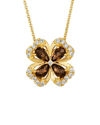 Le Vian Chocolate Clover 14k 1.00 Ct. Tw. Diamond & Quartz Pendant