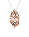 Le Vian Chocolate Diamonds 14k Rose Gold 1.18 Ct. Tw. Diamond Drop Pendant