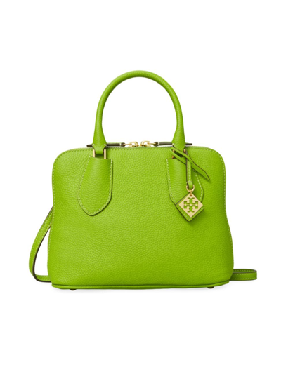 Tory Burch Women's Mini Pebbled Leather Swing Bag In Wheatgrass