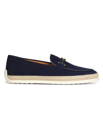 Tod's Chain Loafer In Navy
