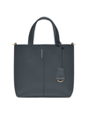 Maison De Sabre Women's Small Leather Soft Tote In Graphite Sky