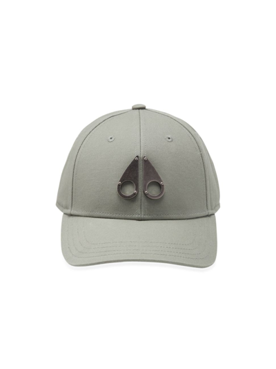 Moose Knuckles Men's Logo Baseball Cap In Gray