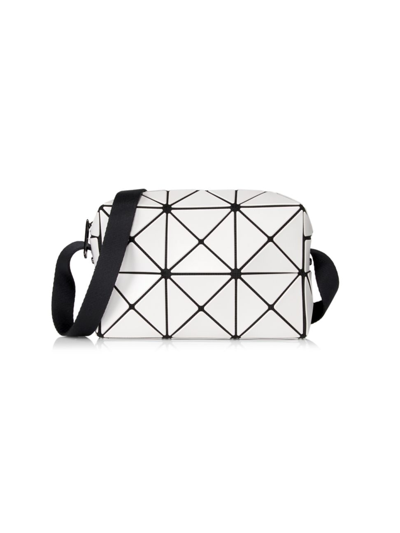 Bao Bao Issey Miyake Carton Geometric-panelled Crossbody Bag In Light Gray