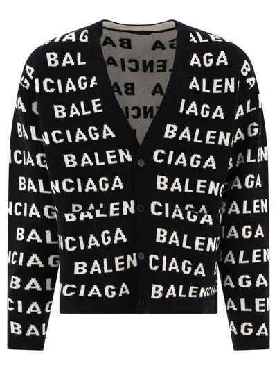 BALENCIAGA BALENCIAGA CARDIGAN WITH LOGO