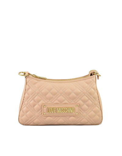 Love Moschino Designer Handbags Women's Beige Handbag In Neutrals