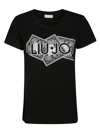 LIU •JO BANDANA LOGO T SHIRT