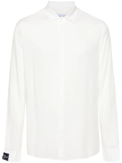 Family First Milano Long Viscose Shirt In White