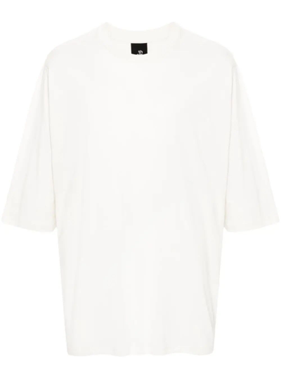 Thom Krom Short Sleeves T-shirt In Cream