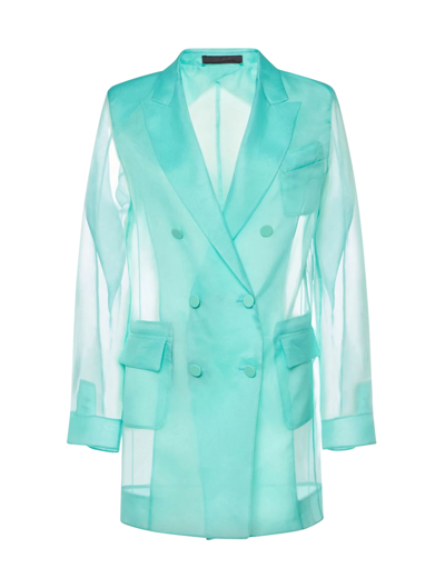 Max Mara Negrar Jacket In Acqua