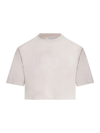OFF-WHITE LAUNDRY CROPPED TEE