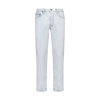 Off-white Diag-stripe Print Slim Fit Jeans In Blue