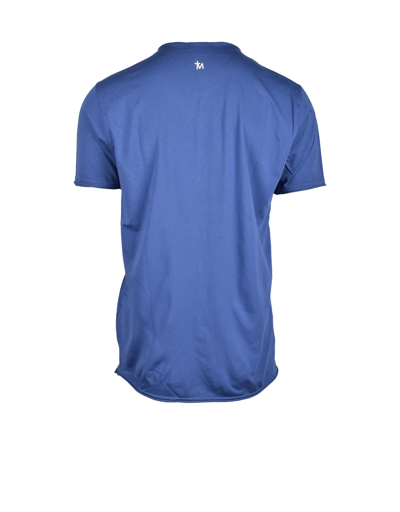 Daniele Alessandrini Mens Blue T-shirt