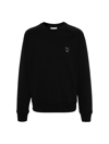 Maison Kitsuné Bold Fox Head Patch Oversize Sweatshirt In Black