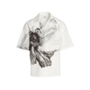 Alexander Mcqueen White Cotton Shortsleeve Shirt In White
