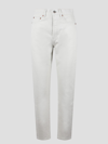 Saint Laurent High-waisted Slim-fit Jeans In White