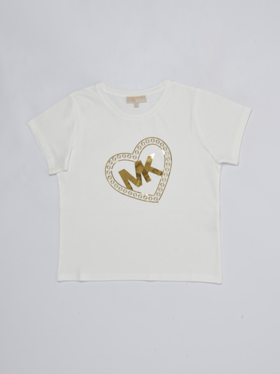 Michael Kors Kids' T-shirt T-shirt In Avorio