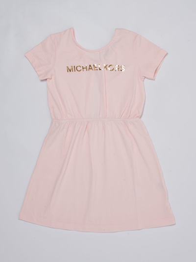 Michael Kors Kids' Dress Dress In Rosa Chiaro