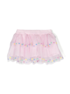 Stella Mccartney Polka Dot-trim Tulle Skirt In Rosa
