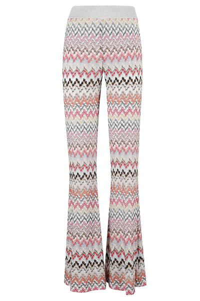 Missoni Trousers In Pink Wht