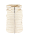 Parajumpers Moonbeam Down Jacket With Quilted Design In Moonbeam