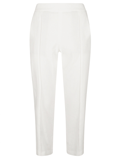 Vince Ribbed Waist Trousers In White