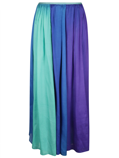 Forte Forte Forte_forte Shaded Silk Skirt In Blue