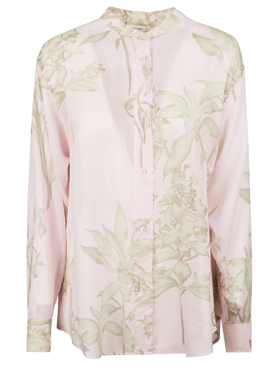 Forte Forte Floral Shirt In Pink/green