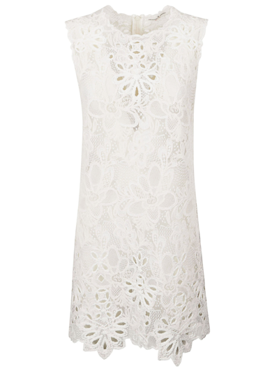 ERMANNO SCERVINO FLORAL LACED DRESS