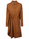 Max Mara Juanita Dress In Cuoio