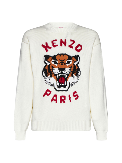 Kenzo Sweater In Off White