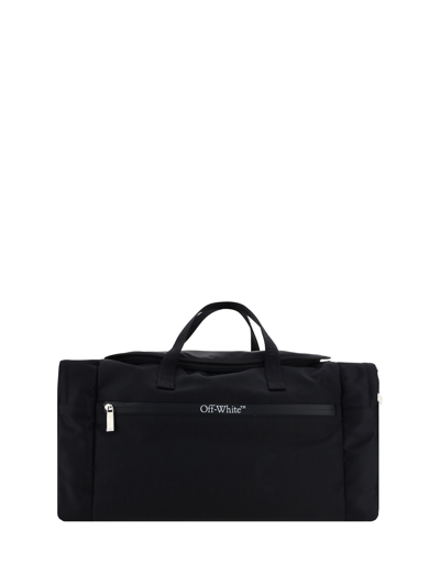 Off-white Duffle Travel Bag In Black No Color