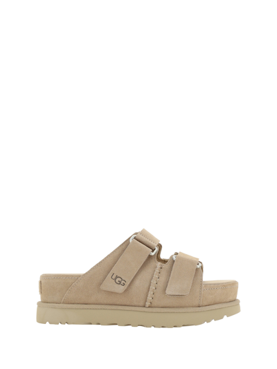 Ugg W Goldenstar Hi Sandals -  - Leather - Sand