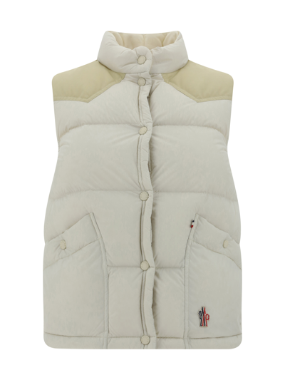 Moncler Sorapis Down Waistcoat White