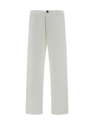 Fortela Man Pants Ivory Size 44 Cotton In White