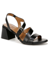 Naturalizer Veva Strappy Sandal In Black Leather