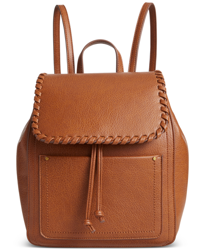 Style & Co Whip-stitch Backpack, Created For Macy's In Tortoise Shell