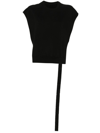 Rick Owens Drkshdw Sl Jumbo Tatlin T-shirt In Black