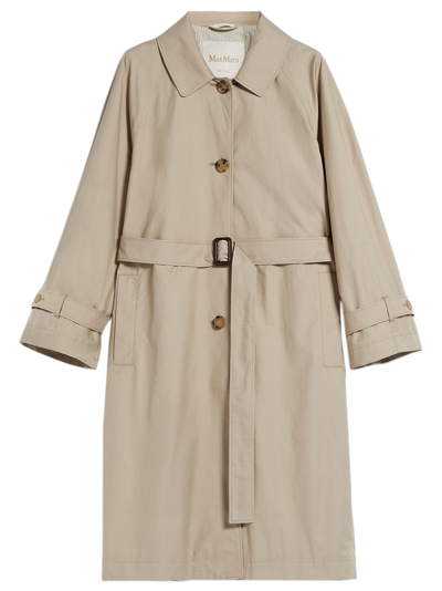 Max Mara Trench Monopetto In Beige