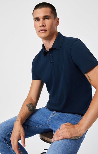 Mavi Polo Shirt In Total Eclipse In Dark Blue