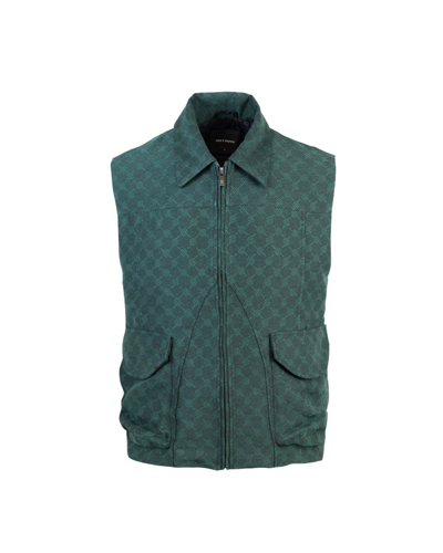 Daily Paper Waistcoat In Green