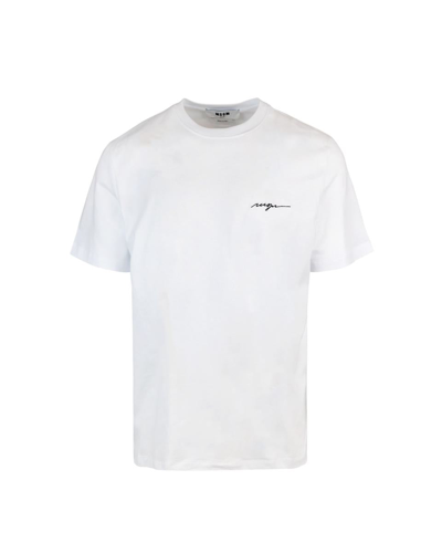 Msgm T-shirts In White