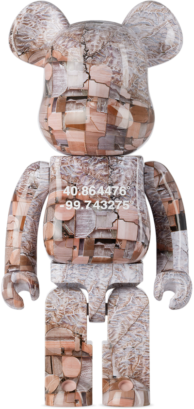 Medicom Toy Brown Benjamin Grant Overview 1000% Bearbrick In Multi