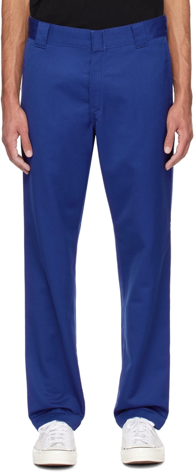 Carhartt Blue Master Trousers In 1zf Elder