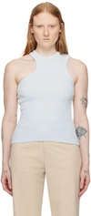Axel Arigato Blue Scoop Tank Top In Light Blue
