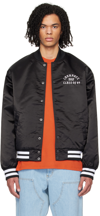 Carhartt Class Of 89 Bomber Jacket In 0d2 Black / White